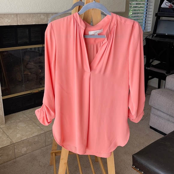 LOFT Tops - Roll tab blouse